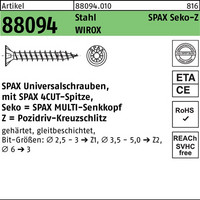 ABC-SPAX-S Universalschrauben