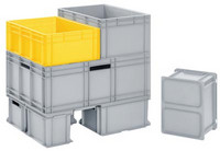 Stapelbehälter aus Kunststoff